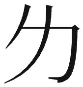 forme ancienne de 力